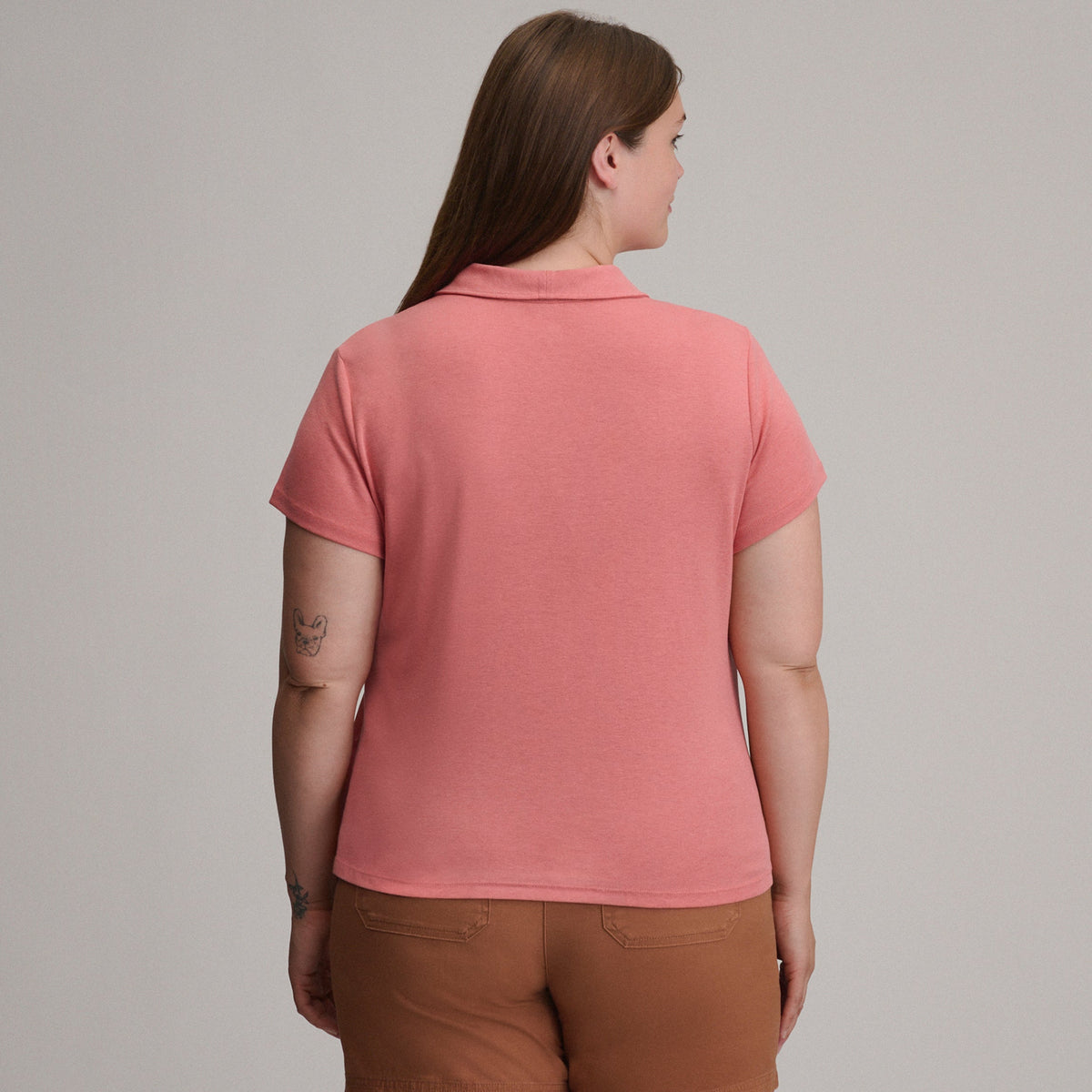 Eddie Bauer Women's Everyday Short Sleeve Collared Split Neck alternate view 5