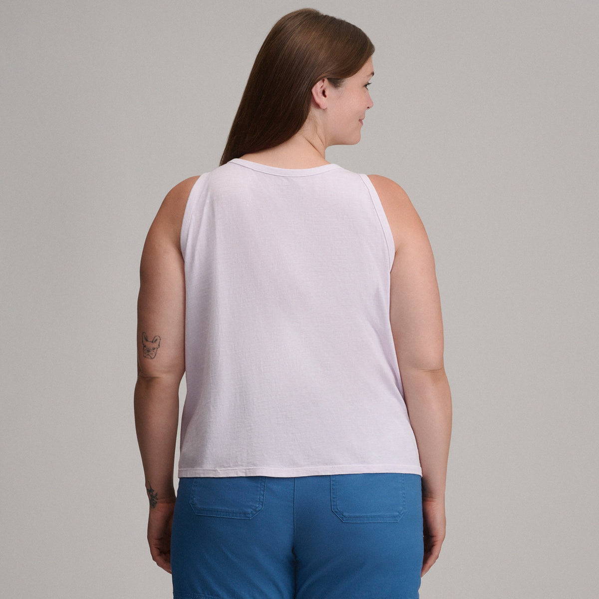 Eddie Bauer Women's Sunwashed Cotton V-Neck Tank alternate view 5