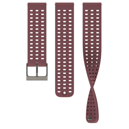 Suunto 22mm Athletic 2 Silicone Strap Dark Ruby S+M