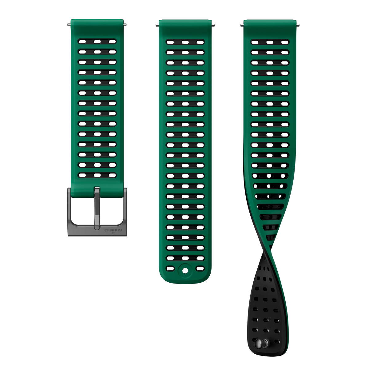 Suunto 22mm Athletic 9 Silicone Strap Pine Green S+M