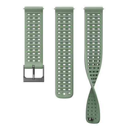 Suunto 22mm Athletic 9 Silicone Strap Sage Green S+M