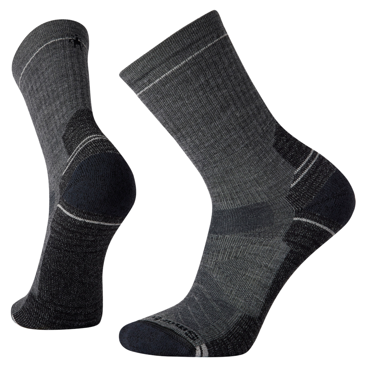 Altra Hike Light Cushion Crew Socks - Medium Gray