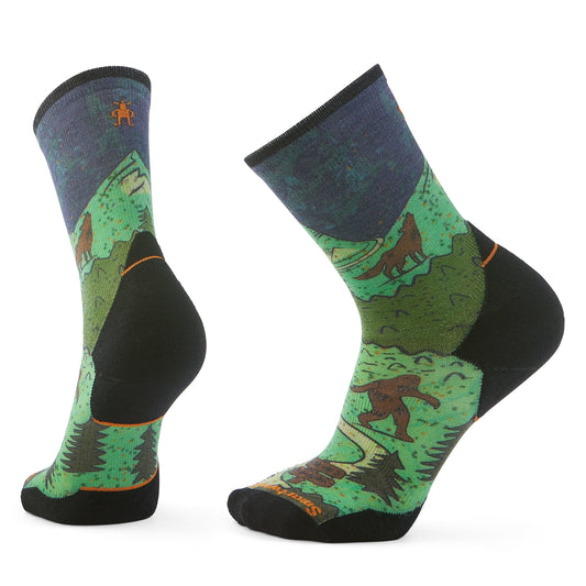 Altra Trail Run Neature Print Crew Socks - Twilight Blue