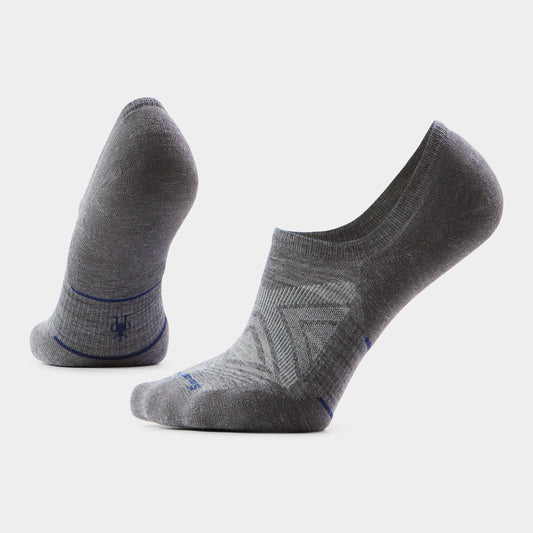Altra Run Targeted Cushion No Show Socks - Medium Gray