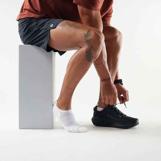 Altra Run Targeted Cushion No Show Socks - White - image 2