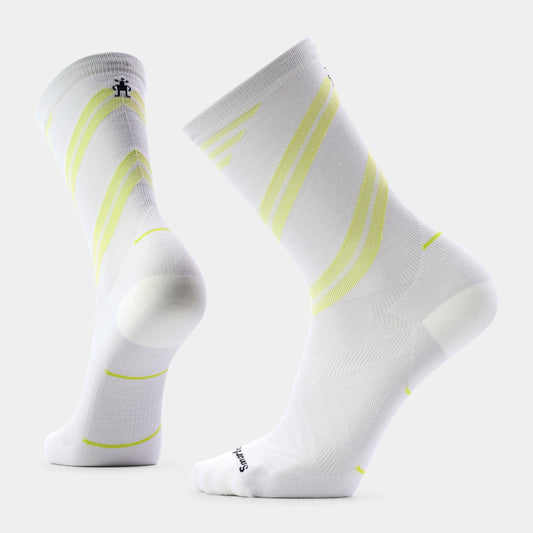 Altra Run Zero Cushion Pattern Crew Socks - White