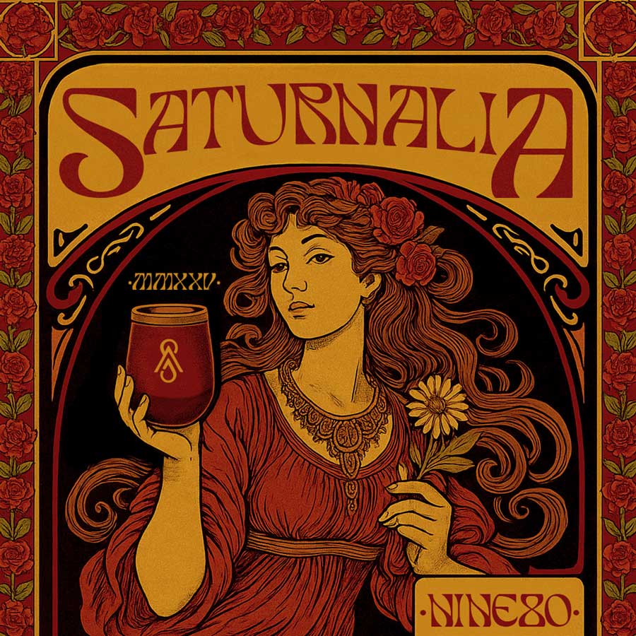 Personalized NINE80 Serpa 12oz Saturnalia 2025