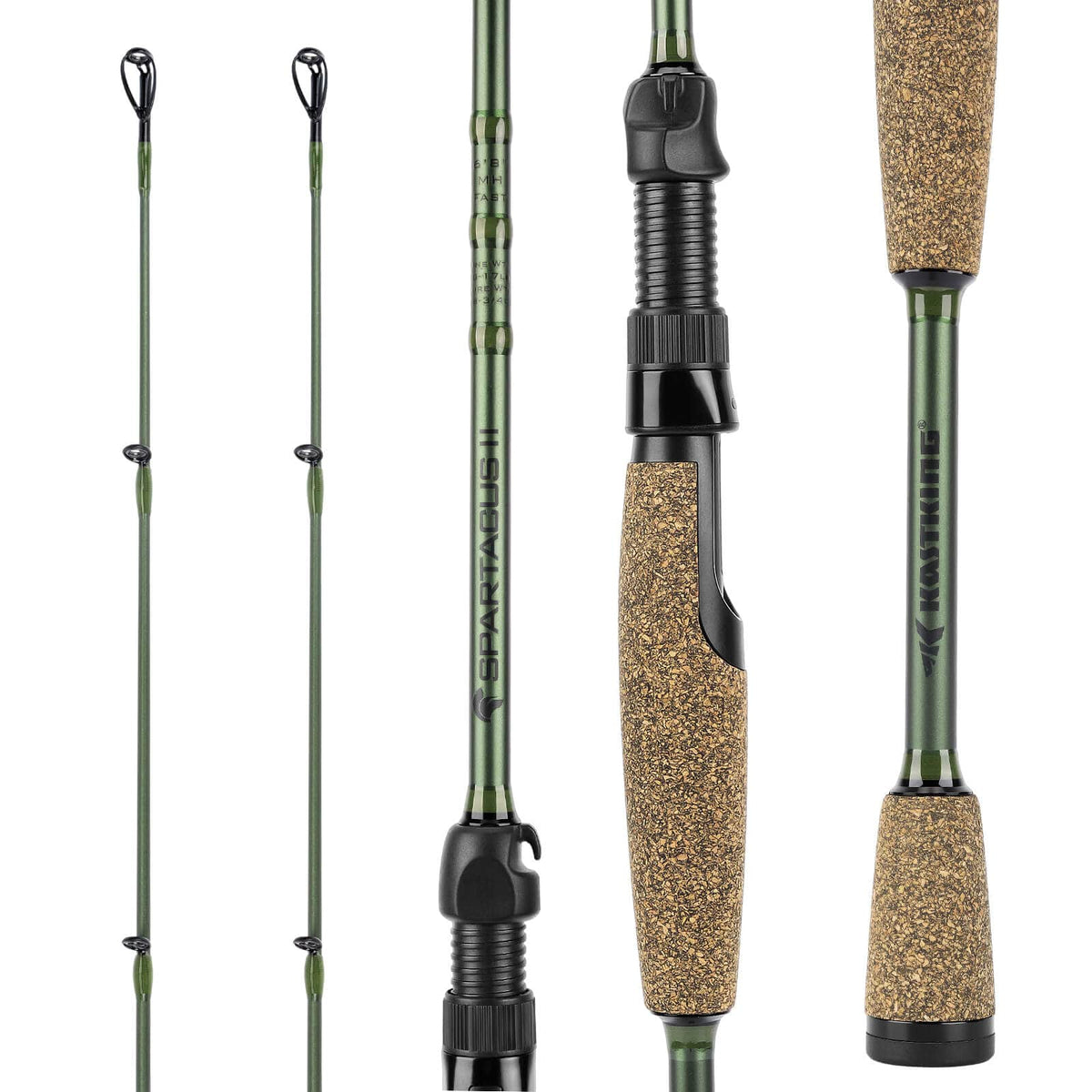 KastKing Spartacus II Twin-Tip Spinning Rods by KastKing