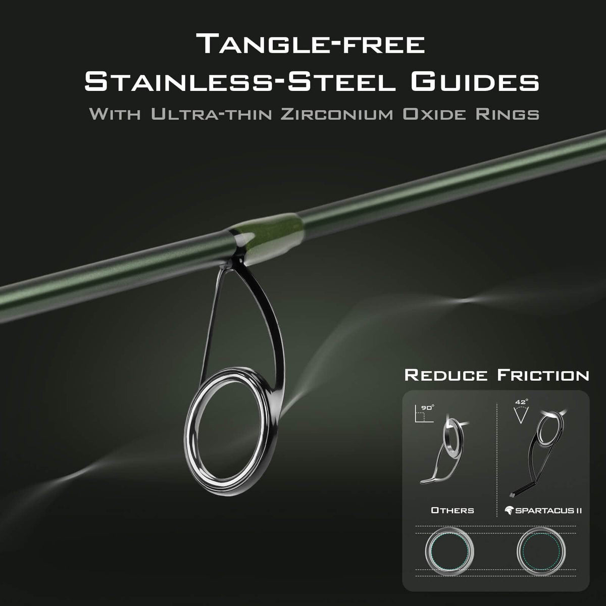 KastKing Spartacus II Twin-Tip Spinning Rods product image 4
