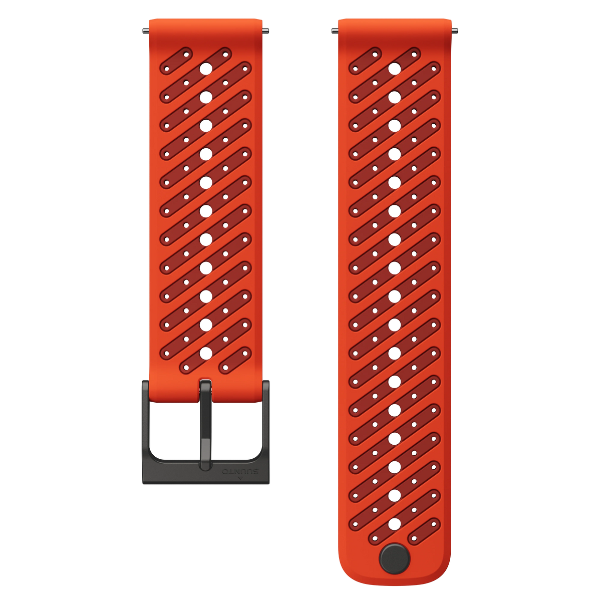 Suunto 22mm Athletic 8 Silicone Strap Coral Orange S+M