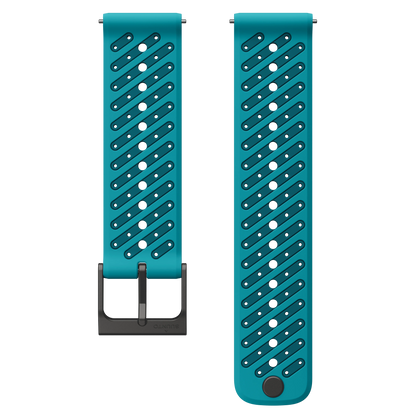 Suunto 22mm Athletic 8 Silicone Strap Wave Blue S+M