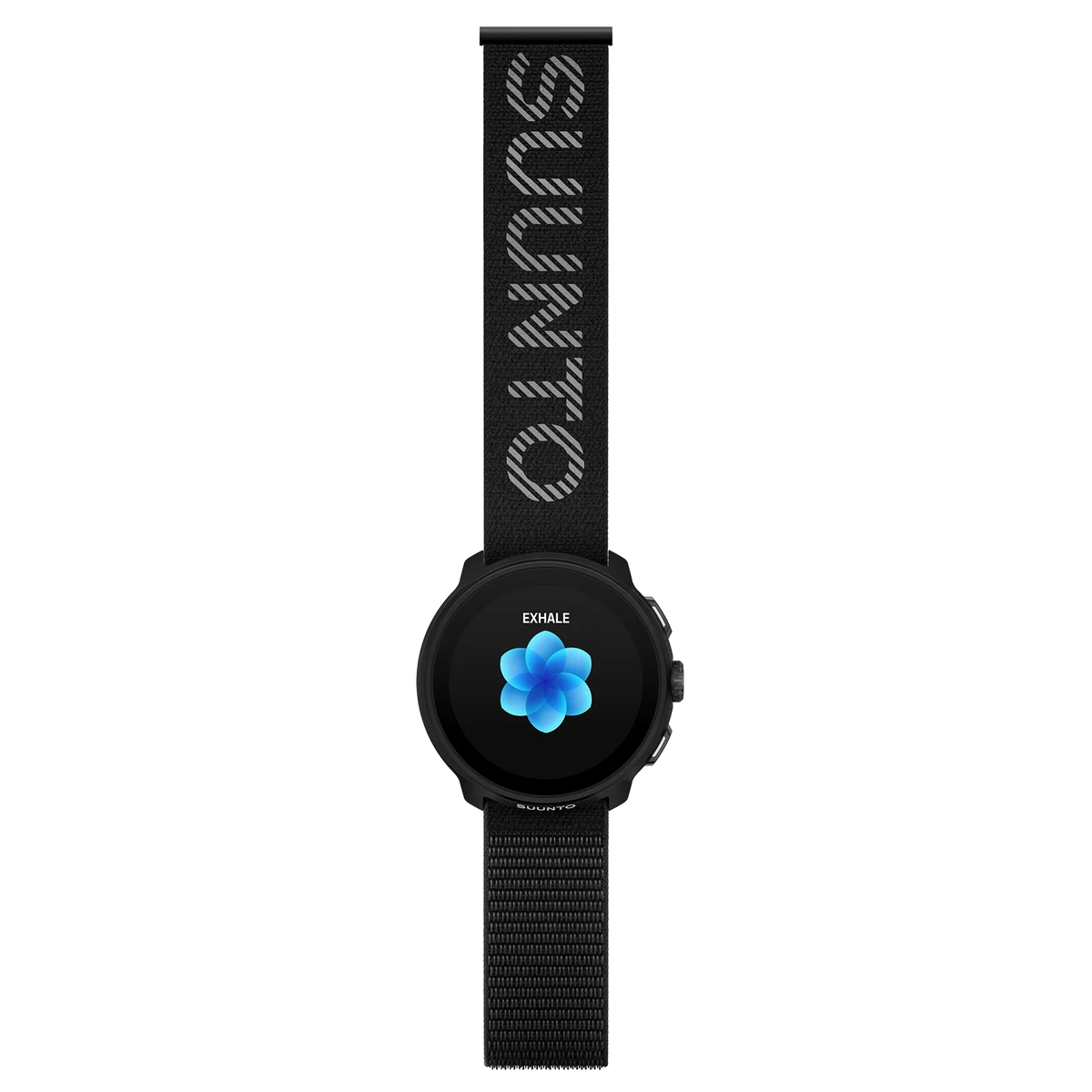 Suunto 22mm Athletic 7 Loop Textile Strap Black S/M+M/L