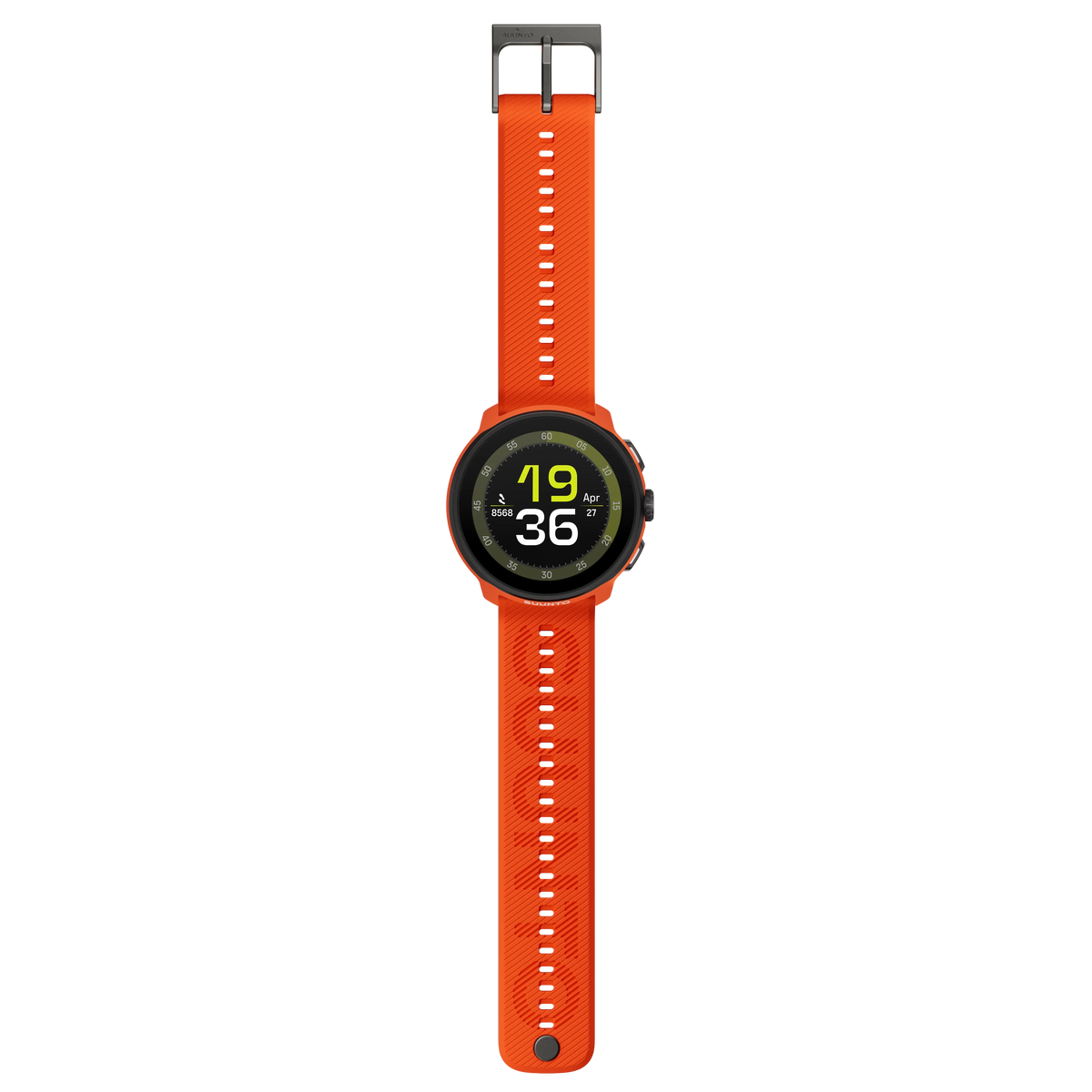Suunto 22mm Athletic 6 Silicone Strap Coral Orange S+M