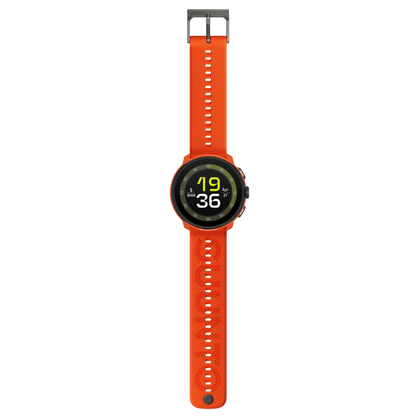 Suunto 22mm Athletic 6 Silicone Strap Coral Orange S+M