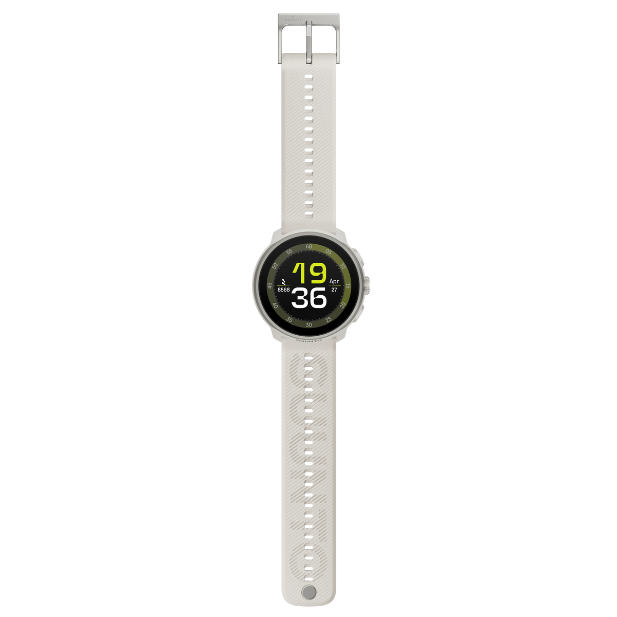 Suunto 22mm Athletic 6 Silicone Strap Frost Gray S+M