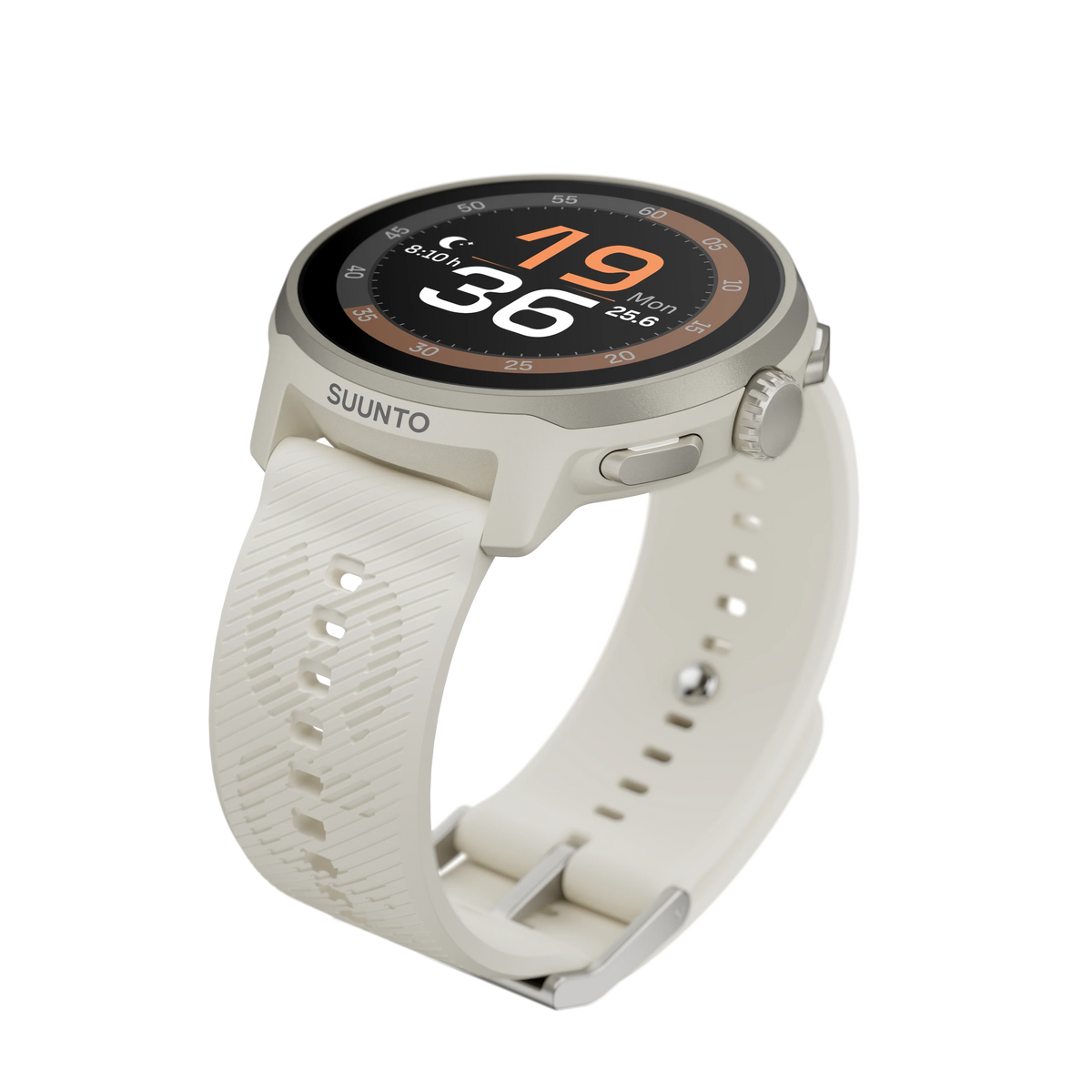 Suunto 22mm Athletic 6 Silicone Strap Frost Gray S+M