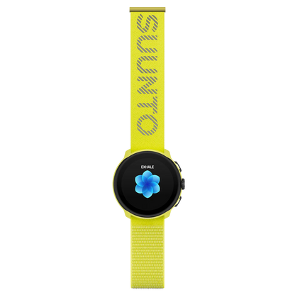 Suunto 22mm Athletic 7 Loop Textile Strap Lime S/M+M/L