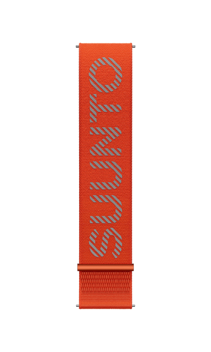 Suunto 22mm Athletic 7 Loop Textile Strap Coral Orange S/M+M/L