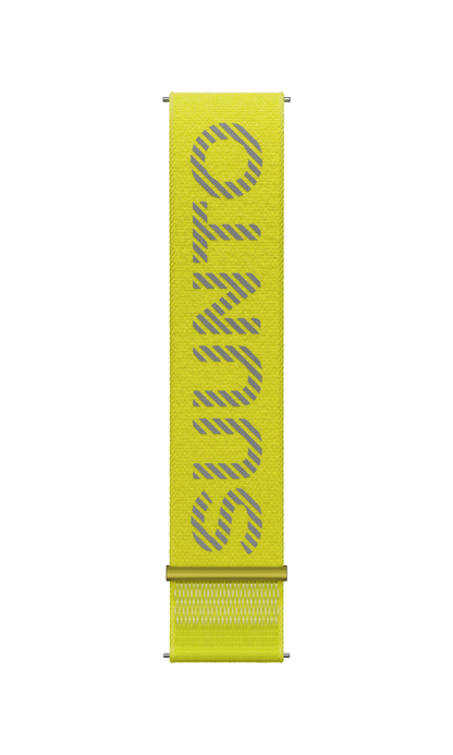 Suunto 22mm Athletic 7 Loop Textile Strap Lime S/M+M/L