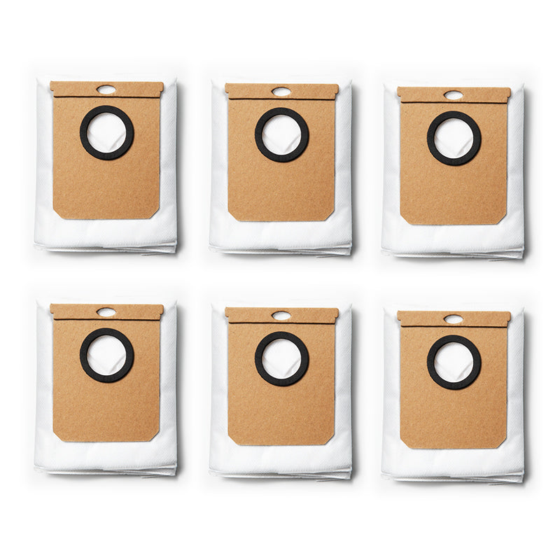 6 Replacement Dustbags, Compatible with L50 with Self-Empty Station, L60 with Self-Empty Station
