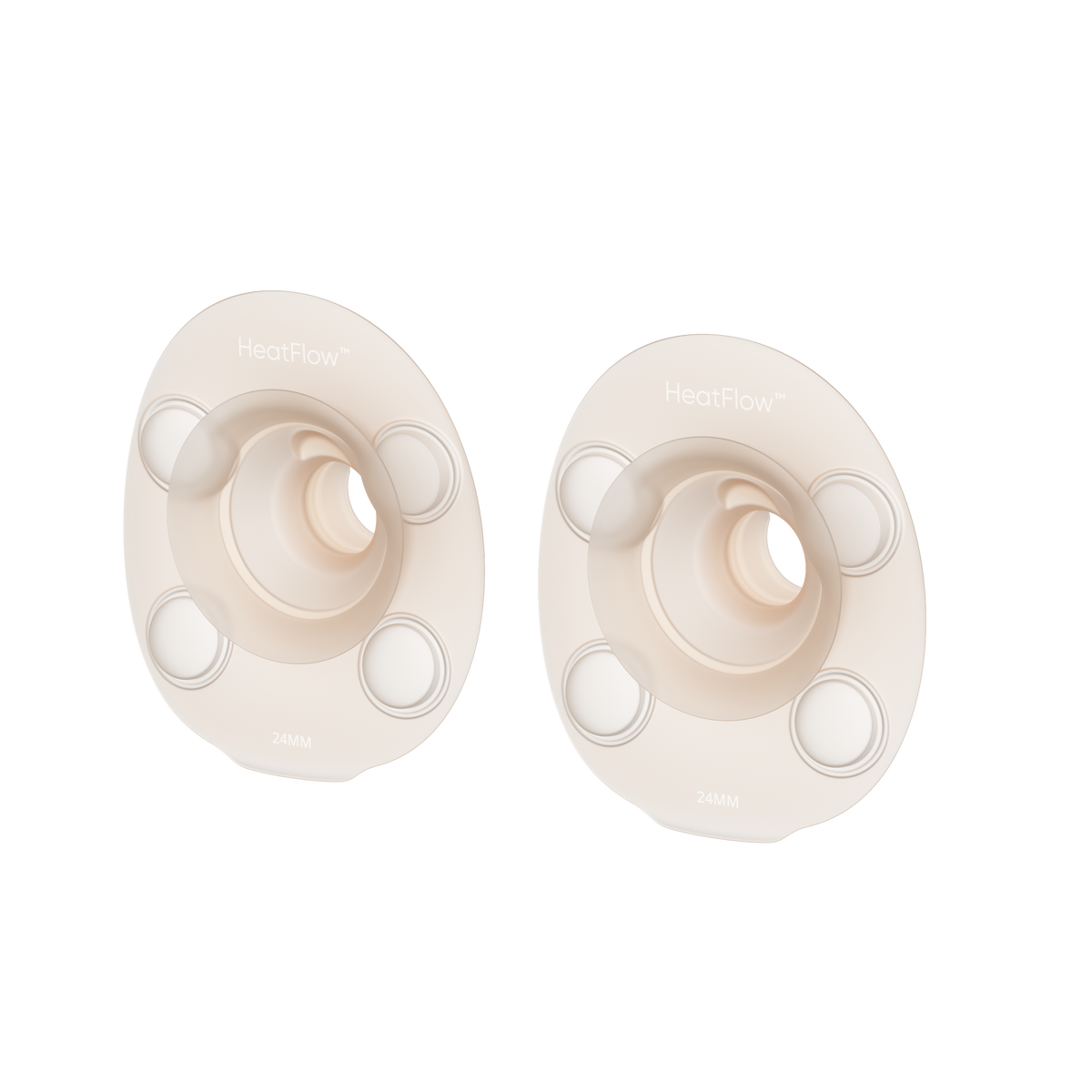 eufy Breast Pump S2 / S2 Pro Double-Sealed Flange (24 mm) S2 / S2Pro Original 24mm Flange (2-Pack)