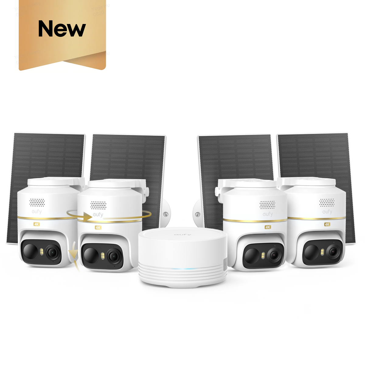 eufyCam C37 4K Edition 4-Cam Kit White