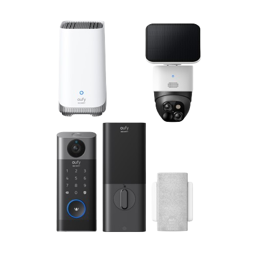 SoloCam S340 + Video Smart Lock S330 + HomeBase™ S380 White