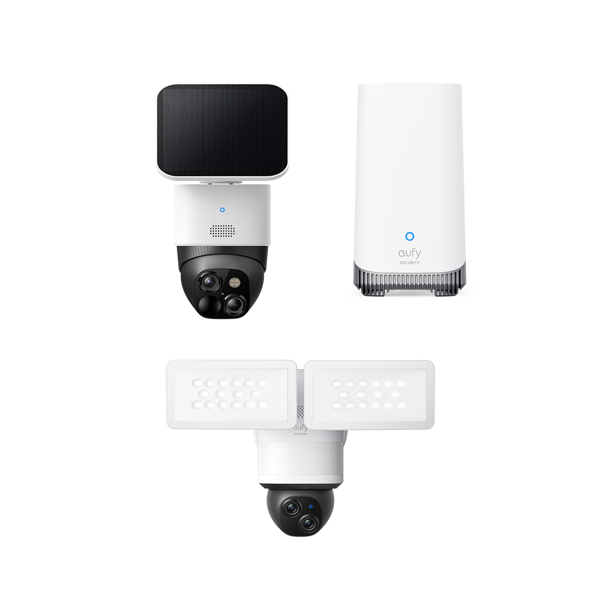 SoloCam S340 + Floodlight Camera E340 + HomeBase™ S380 bundle