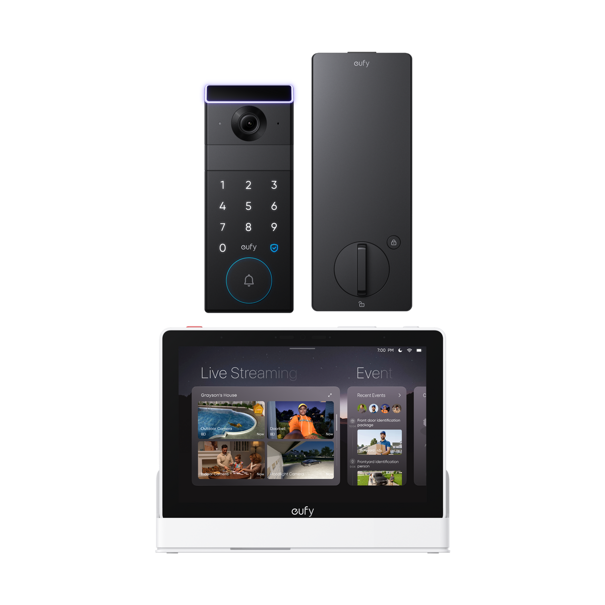eufy Familock S3 + Smart Display E10 White