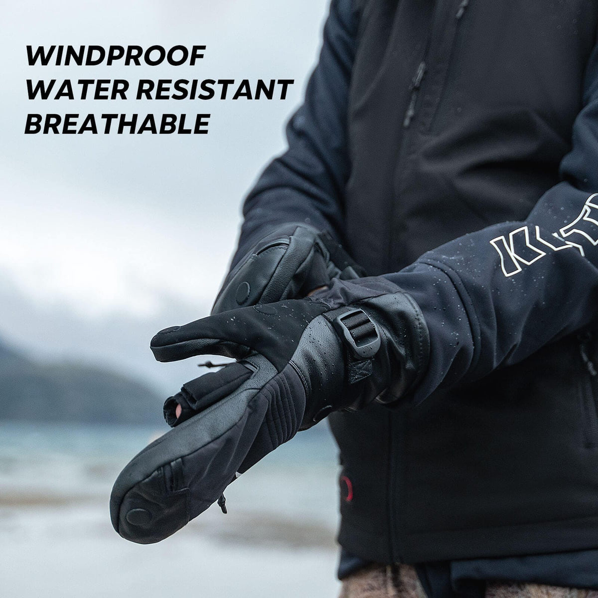 KastKing ThermoGrip Mittens Gloves product image 6