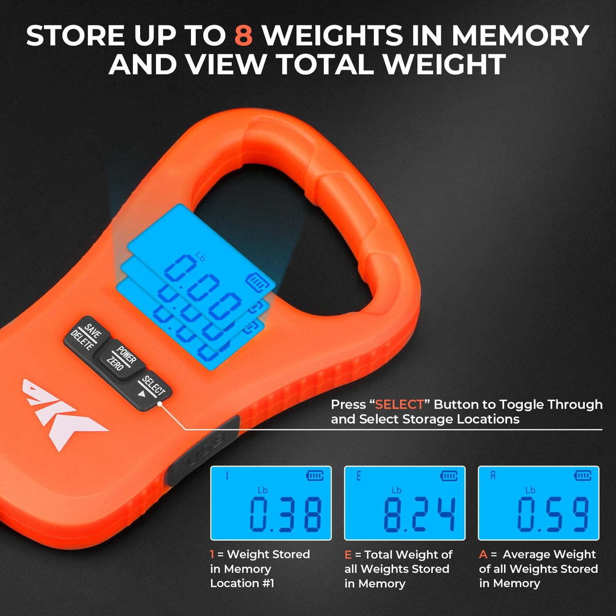 KastKing ToughTide USB Charging Fishing Scale & Lip Grip Combo product image 2