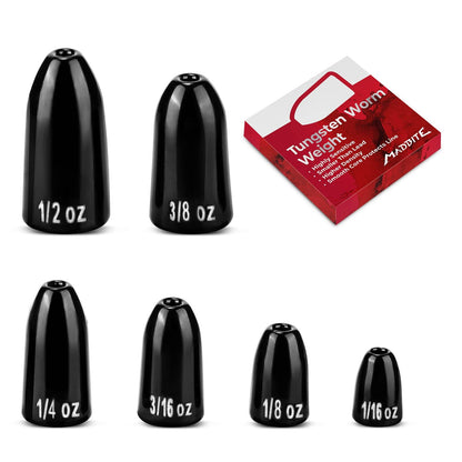 MadBite Tungsten Fishing Worm Weights product image 2