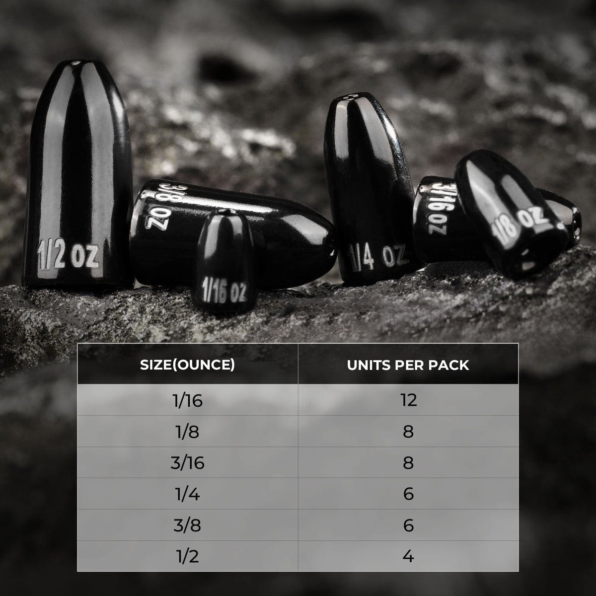 MadBite Tungsten Fishing Worm Weights product image 6
