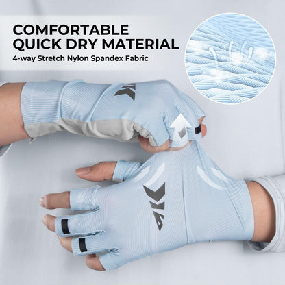 KastKing Ultimate Angler Fingerless SPF Sun Gloves product image 5
