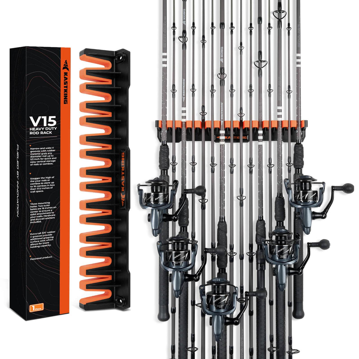 KastKing Patented V15 Vertical Fishing Rod Holder by KastKing