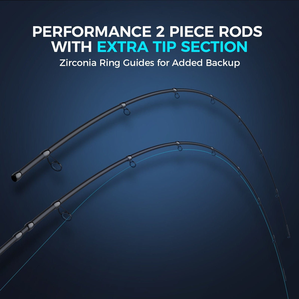 KastKing Verus Twin-Tip Spinning Fishing Rod product image 5