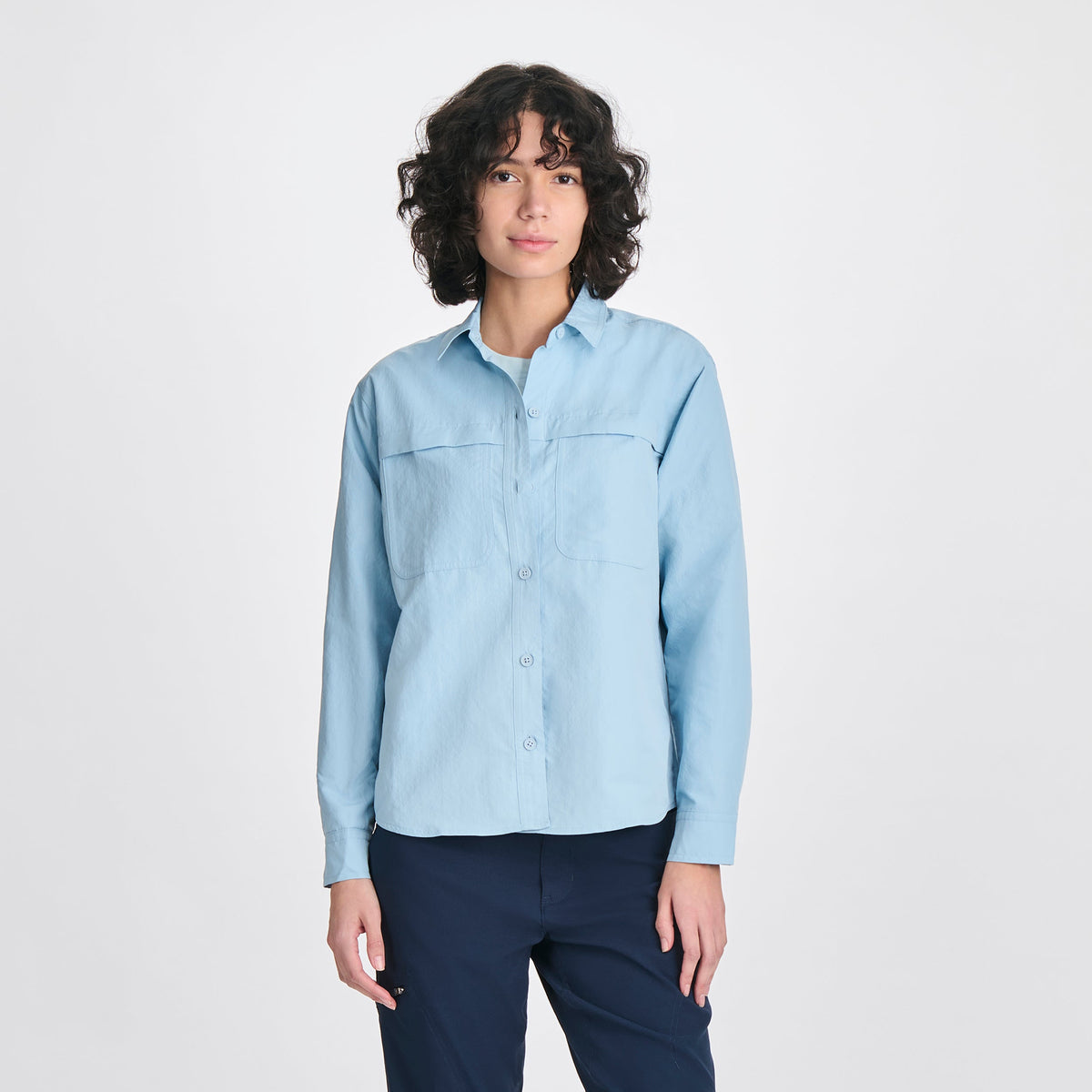 Eddie Bauer Women's Long-Sleeve Rainier Ripstop Shirt alternate view 4