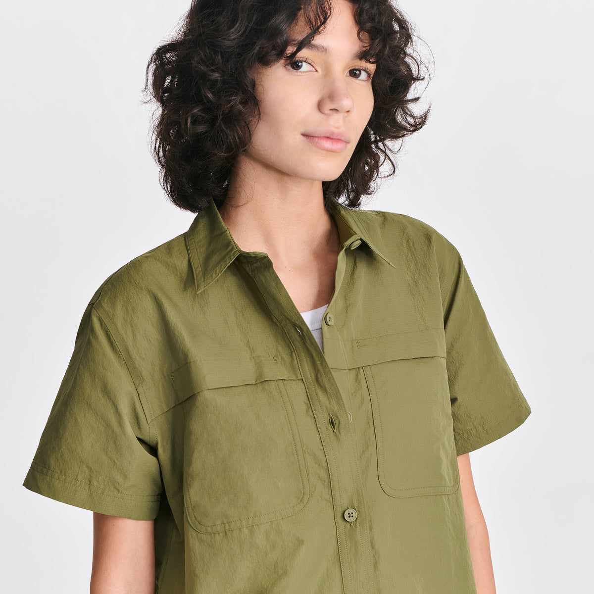Eddie Bauer Women's Rainier Short-Sleeve Ripstop Shirt alternate view 1