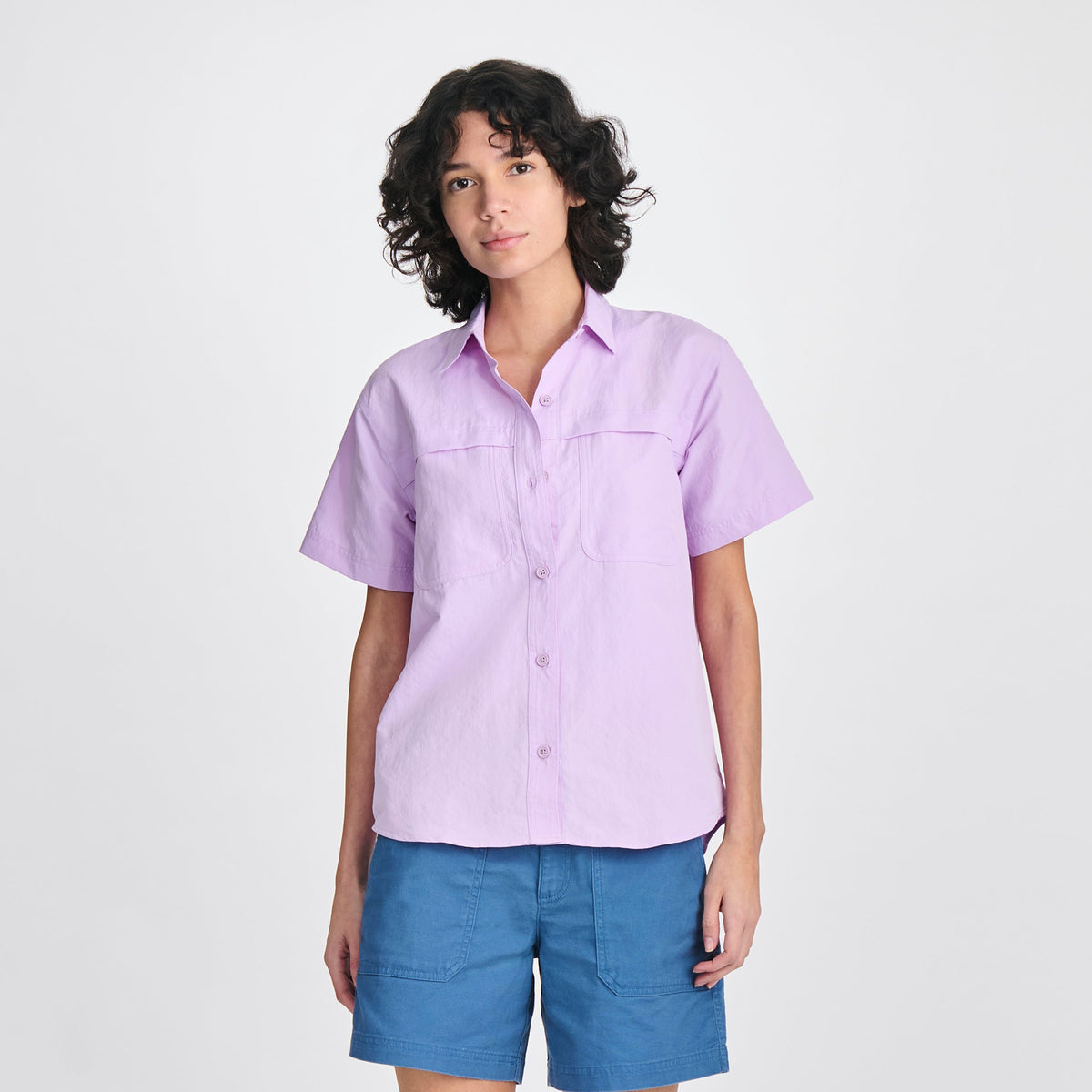 Eddie Bauer Women's Rainier Short-Sleeve Ripstop Shirt alternate view 5