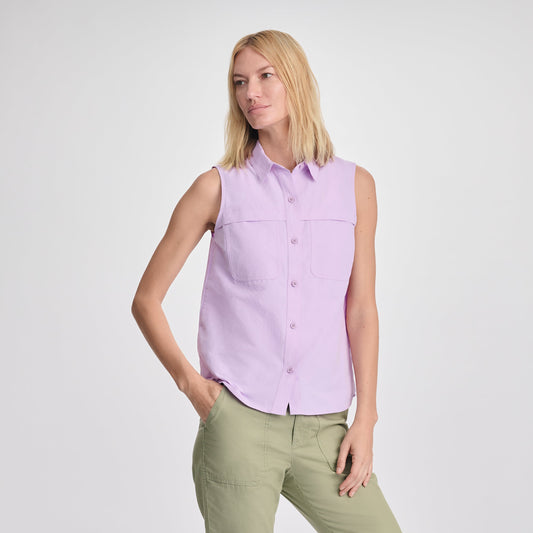 Eddie Bauer Women's Rainier Ripstop Sleeveless Shirt product image