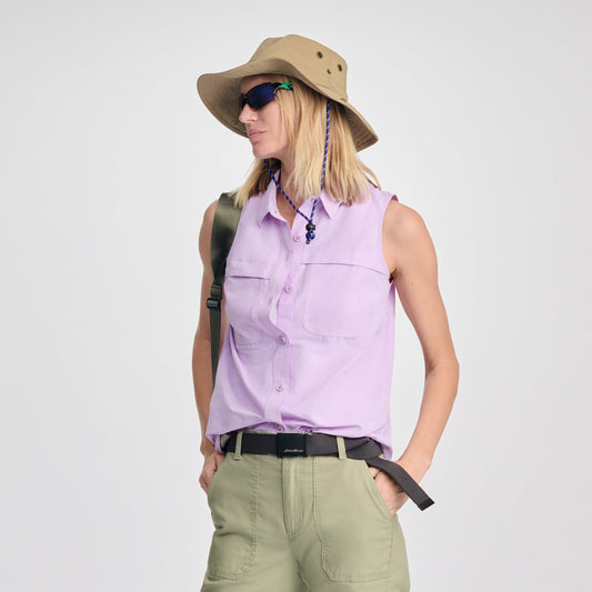 Eddie Bauer Women's Rainier Ripstop Sleeveless Shirt alternate view 1