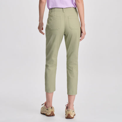 Eddie Bauer Women's Utility Stretch Canvas Kick Cropped Pants alternate view 1