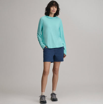 Eddie Bauer Women's Sundrift UPF Long Sleeve Hoodie alternate view 4