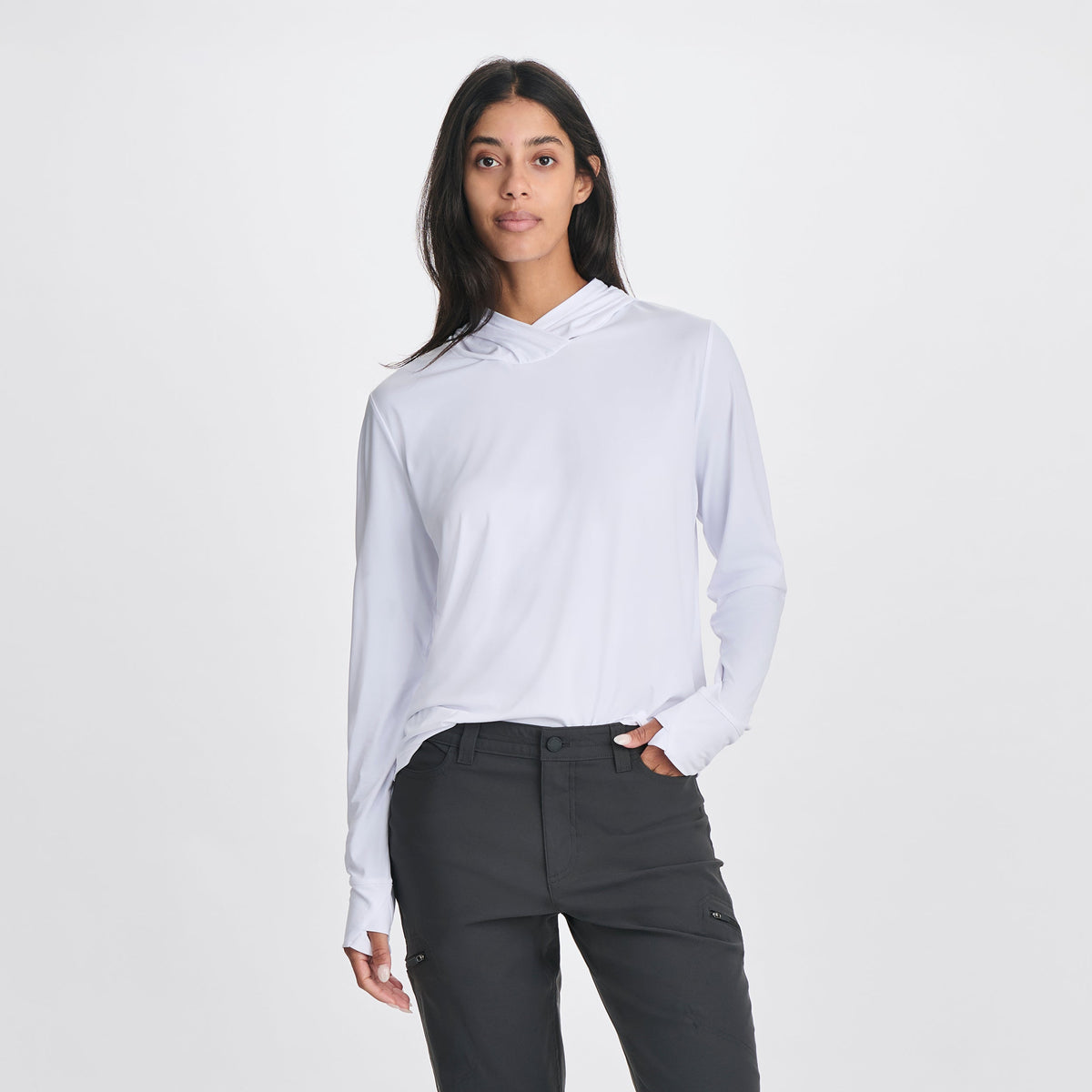 Eddie Bauer Women's Sundrift UPF Long Sleeve Hoodie alternate view 5