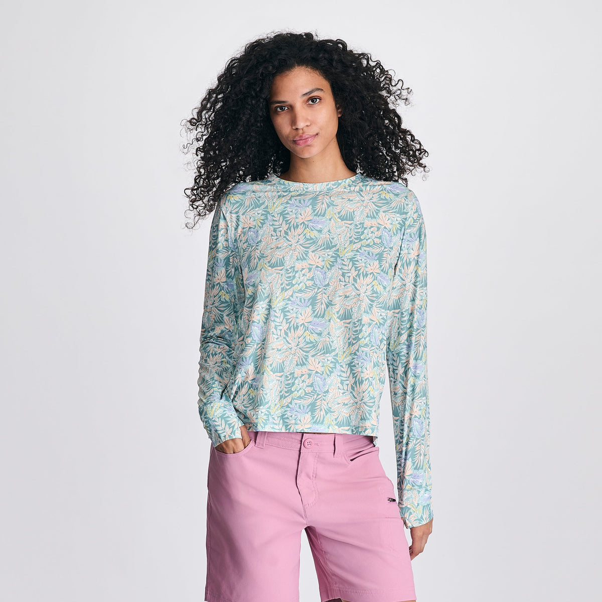 Eddie Bauer Women's Sundrift UPF Striped Shirt alternate view 4