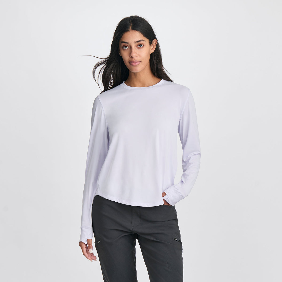Eddie Bauer Women's Solarfoil® Long-Sleeve Pullover - Print product image
