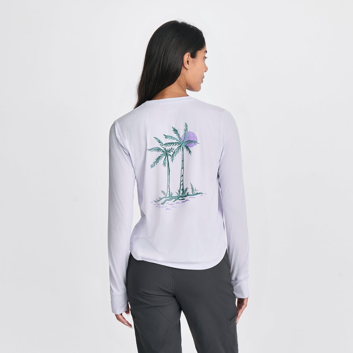 Eddie Bauer Women's Solarfoil® Long-Sleeve Pullover - Print alternate view 1