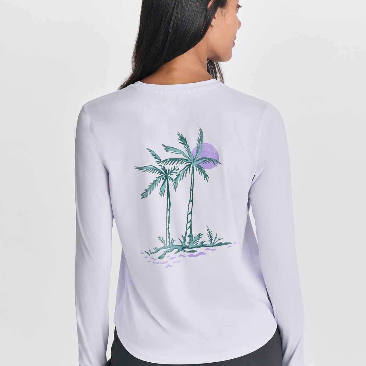 Eddie Bauer Women's Solarfoil® Long-Sleeve Pullover - Print alternate view 2
