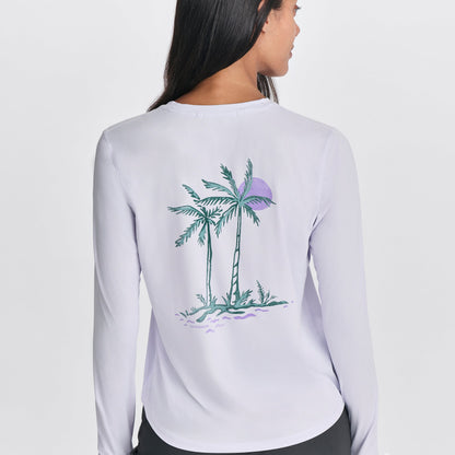 Eddie Bauer Women's Solarfoil® Long-Sleeve Pullover - Print alternate view 2