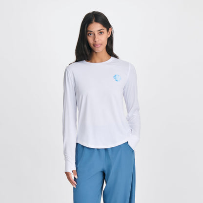 Eddie Bauer Women's Solarfoil® Long-Sleeve Pullover - Print alternate view 4
